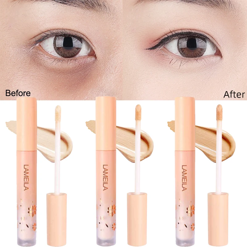 

Concealer Foundation Liquid Cover Dark Circles Freckle Tattoo Invisible Pores Waterproof Lasting Lightweight Concealer Makeup