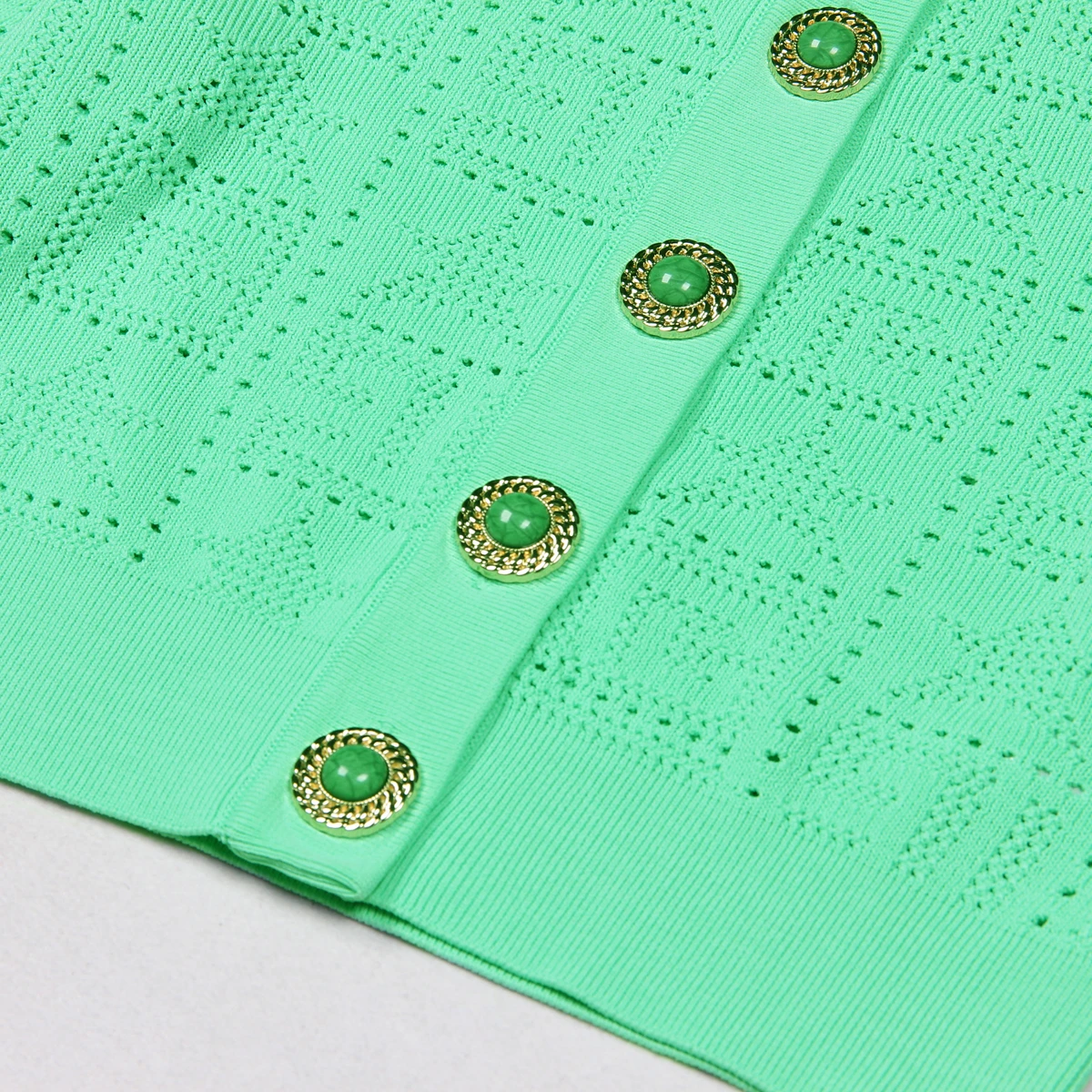 긴팔 라운드넥 가디건 상의 모직 재킷, 유럽 및 미국 하이 퀄리티 니트웨어, 2024 용수철 가을 신상