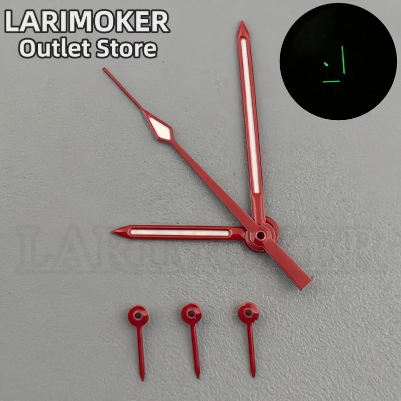 LARIMOKER Multicolor Luminous Watch Hands - Red, Orange, Green, Gold, Rose Accessory