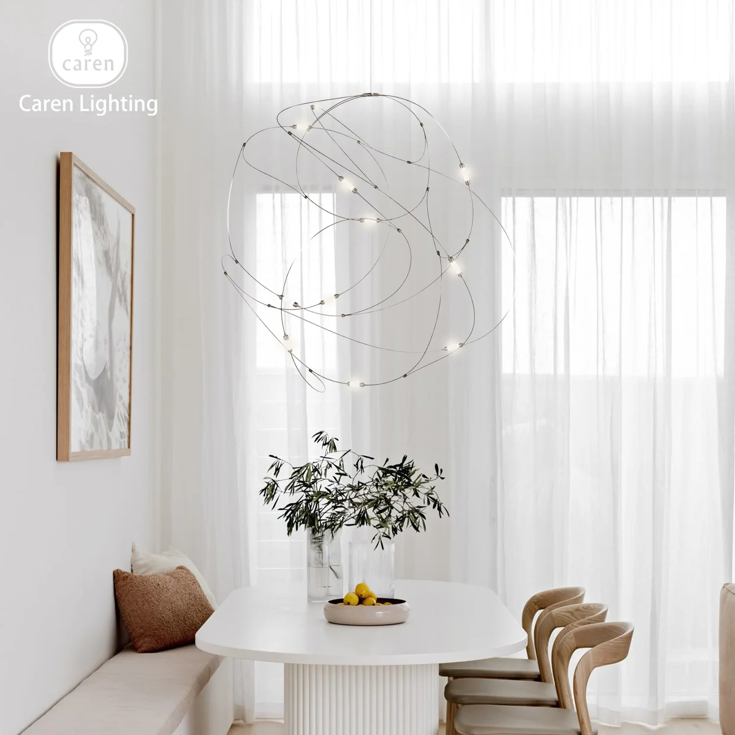 Caren Firefly Artistic Pendant Chandelier 3