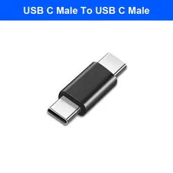 Universal USB - C Adapter and Expander for Enhanced Connectivity (C Male to C Male)