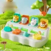 Children's Hide and Seek Switch Early Education Toy Cognitive Exercise Finger Flexibility Pop up Switch Box Color Random 1