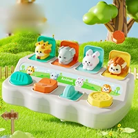 Children's Hide and Seek Switch Early Education Toy Cognitive Exercise Finger Flexibility Pop up Switch Box Color Random 1