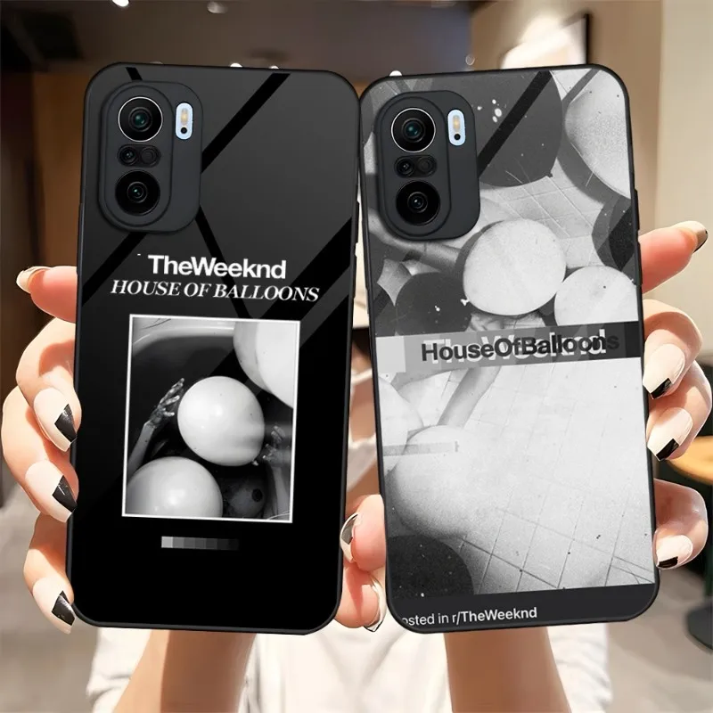 The Weeknd House Of Balloons Custodia Per Telefono In Vetro Per Xiaomi Pocof3 12X 11 11T 10 12Pro Lite Redmi Note 10 9 8 Pro 9T 9A Pocox3Pro