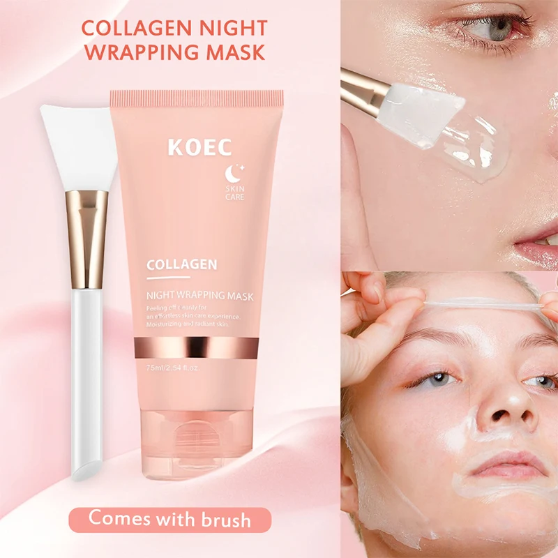 Koec Brand Collagen Toner Pore Cleaning Foam Cleanse Microneedle Essence Jelly Cream Rose Peptide Essence Korea Skincare Product facial cleanser