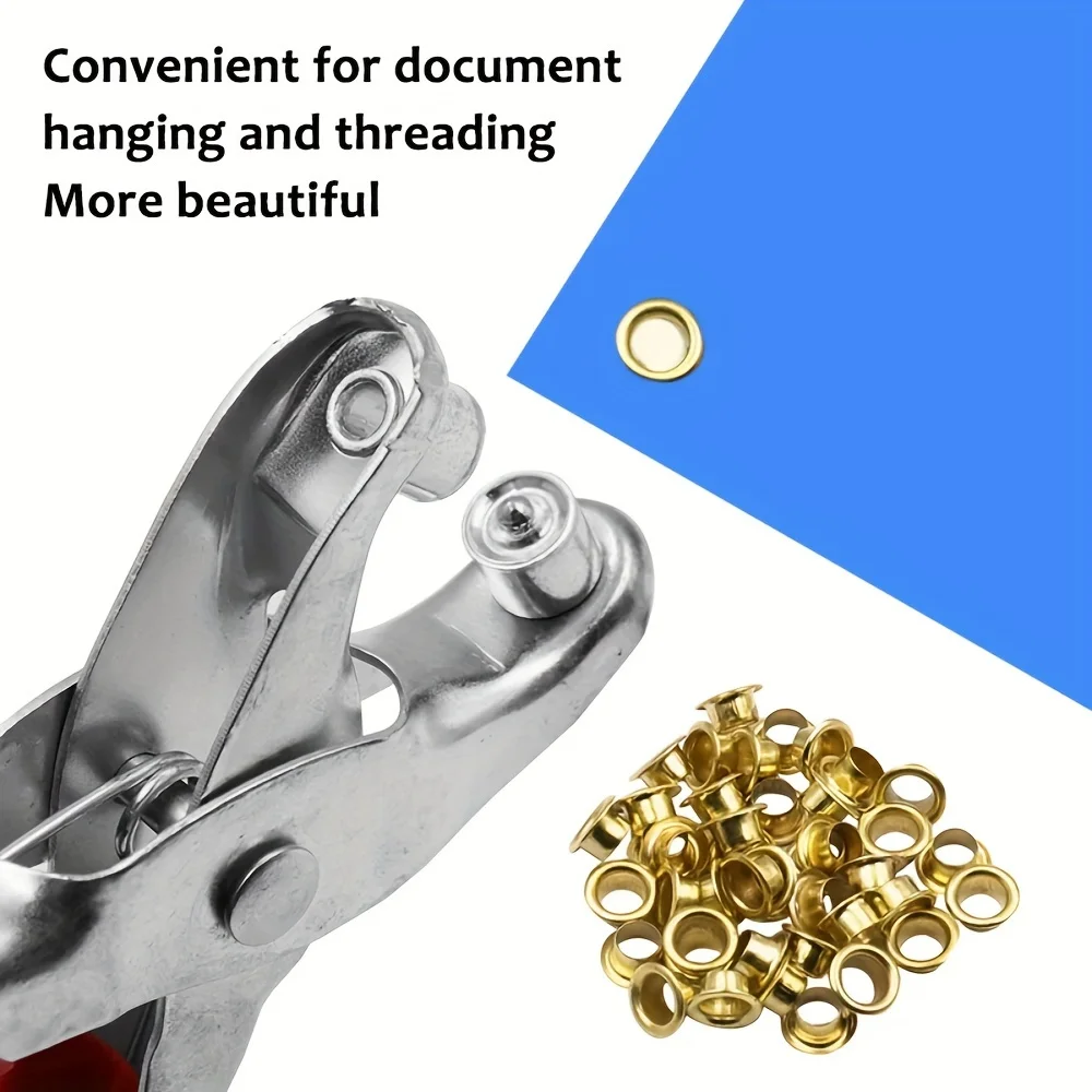 Chrome Plated Leather Crimping Pliers Set 40Mm Crimping Holes Hand Tool for Leather Crafts