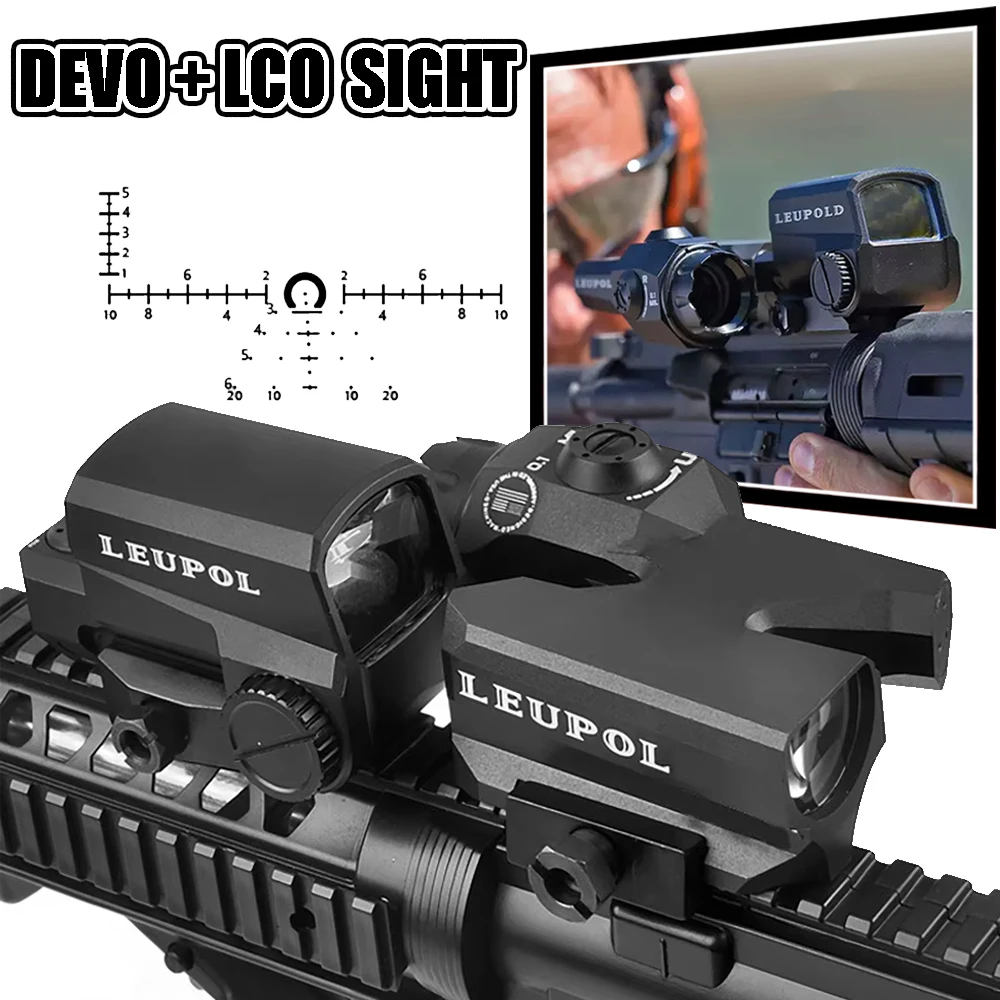 LEUPOLD D-EVO + LCO 1セット LEUPOLD D-EVO + LCO 1セット LEUPOLD D-EVO type Scope & LCO