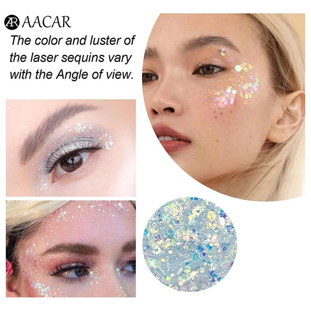 Sequins Eyeshadow Glitter Gel Eye Glitter Face Party Glitter Hair Body  Decor US