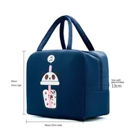 Kids Portable Insulated Thermal Picnic Food Lunch Bag Box Cute Cartoon Tote Food Fresh Cooler Bags Pouch for Children Bag 6