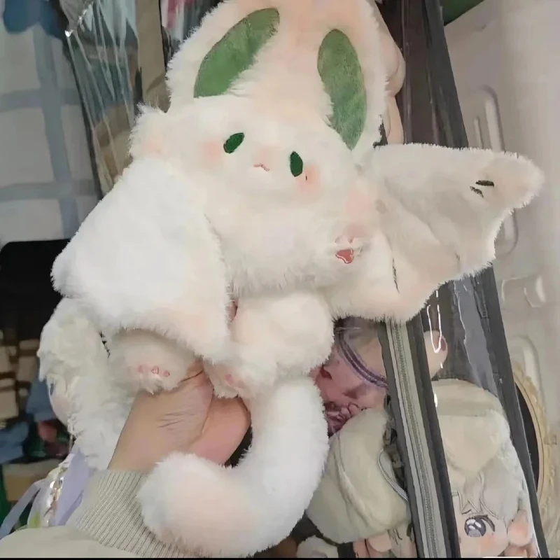 Flying Big Bat Bunny Plush Toy Kawaii Animal Creative Magical Spirit Rabbit Plush Doll White Bat Soft Stuffed Toys for Kids Gift 4