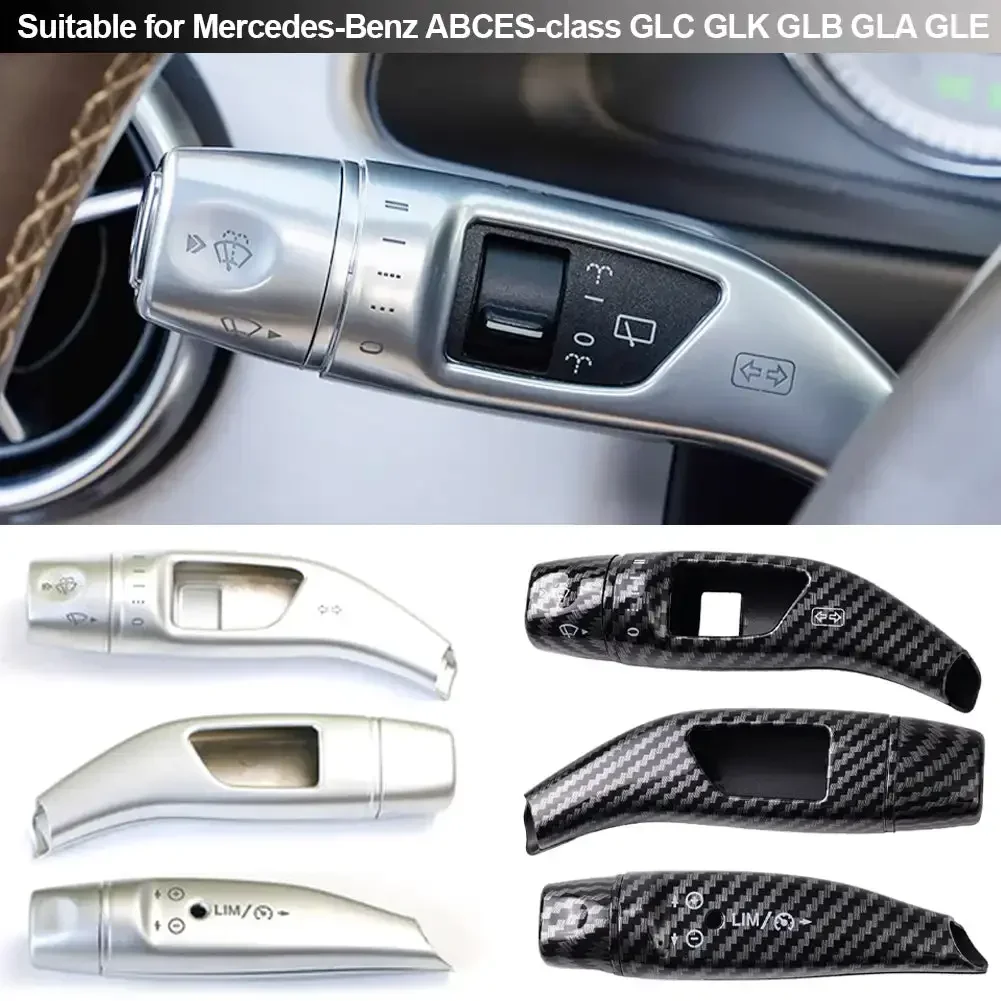 Für Mercedes Benz A B C E S GLC CLA GLA GLE GLS CLS GLK ML Klasse W205 W213 W212 W176 W204 Auto Schalthebel Wischer Stange Trim Abdeckung