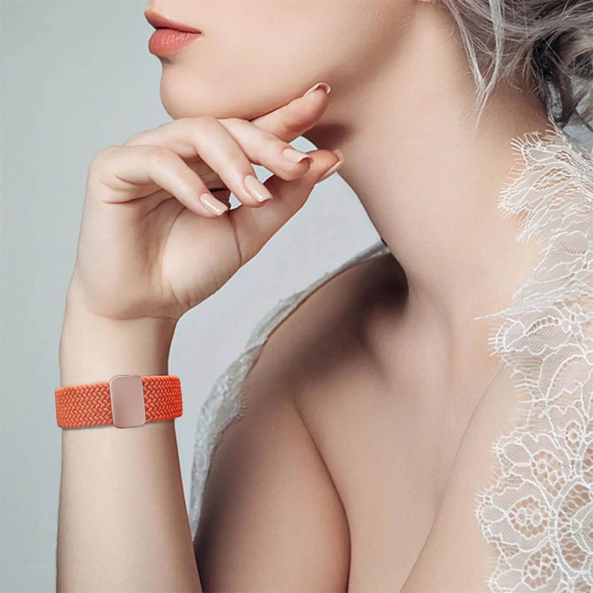 Braided Solo Loop Magnetic Bracelet Strap