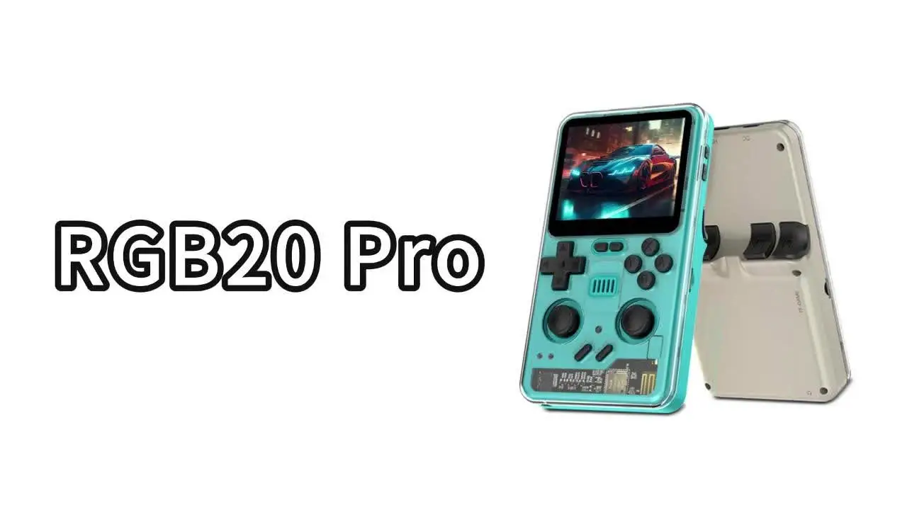 POWKIDDY RGB20PRO レトロハンドヘルドゲームコンソール 3.2 インチ