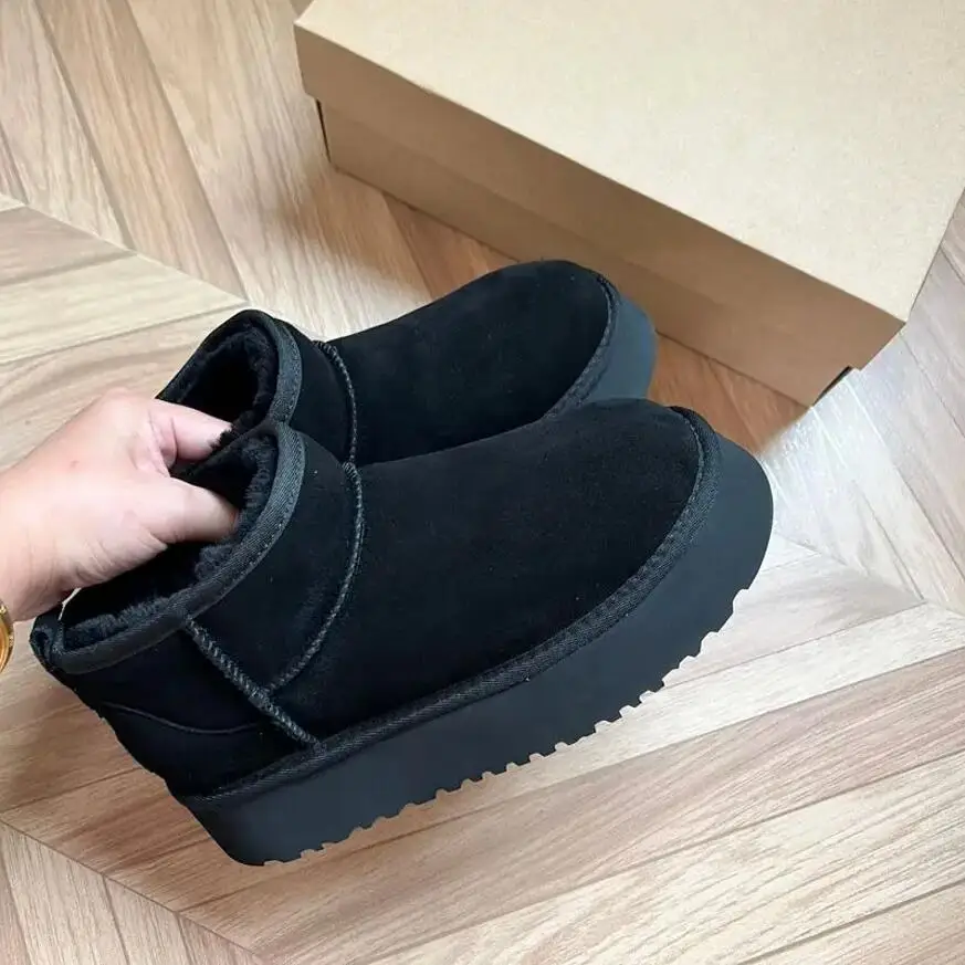 

Дизайнерская зимняя обувь на меху tasman, Зимние ботильоны для женщин и мужчин tazz, классические сверхмаленькие Роскошные Брендовые женские тапки на платформе