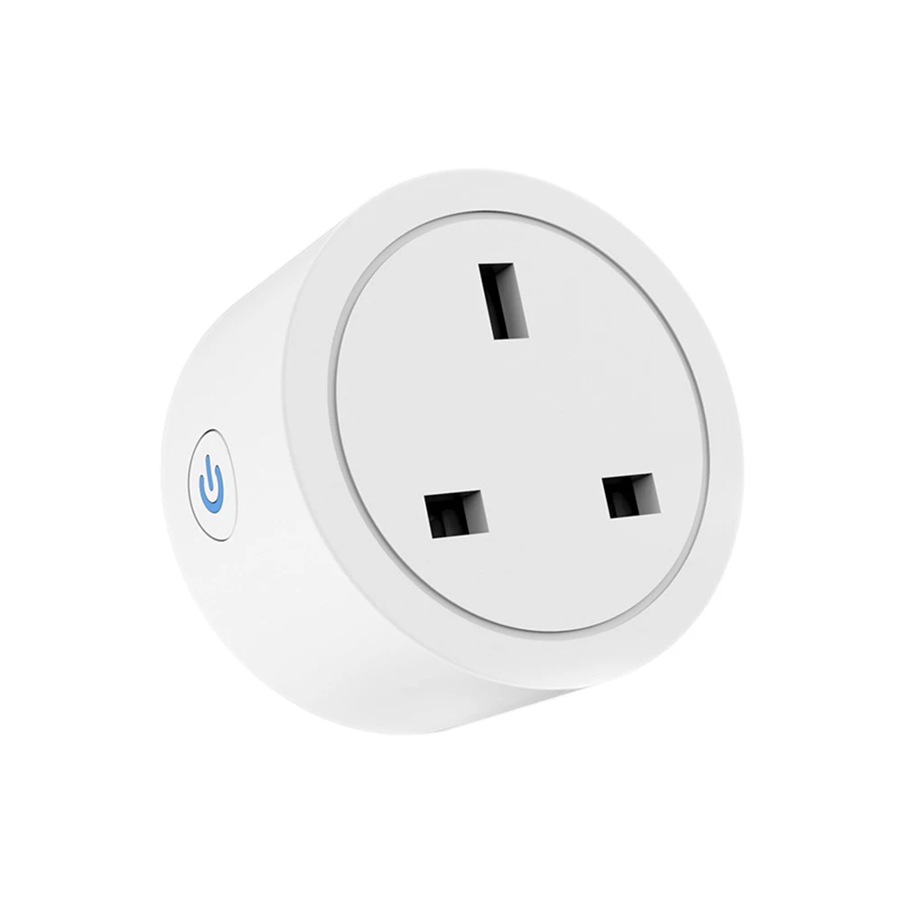 Smart Plug UK 20A WIFI Timing Socket Smart Home Power Outlet Power Monitor Tuya Smart Life App Work with Aleax Google Home