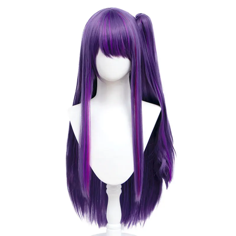 

Their Idols Children Hoshino Ai Cosplay Wig purple mixed rose red long hair