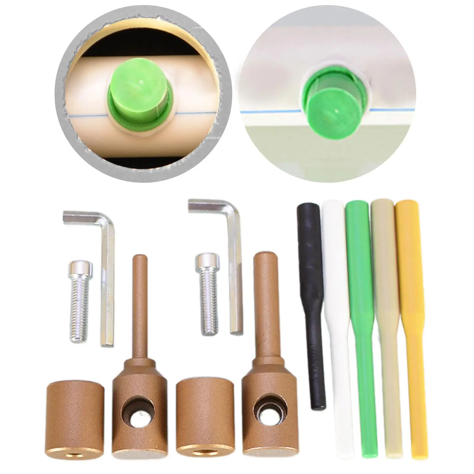 Die Heads Ppr Hole Leak Repair Kit Water Pipe Welder Tool Repair Rods for Bathroom Kitchen Tubes Plumbing Repair Garden Hose