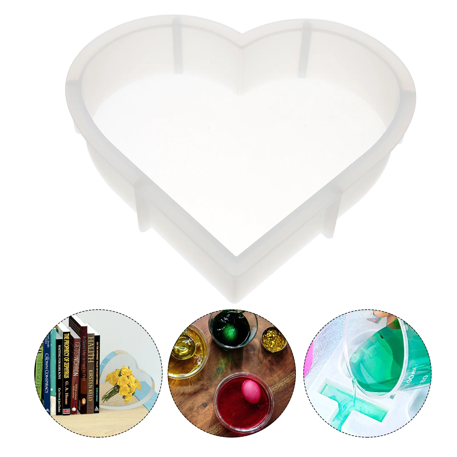

Heart Silicone Molds Epoxy Resin Molds Heart Sign Molds for Flower Preservation Silicone Casting Molds DIY Craft Sign Sympathy