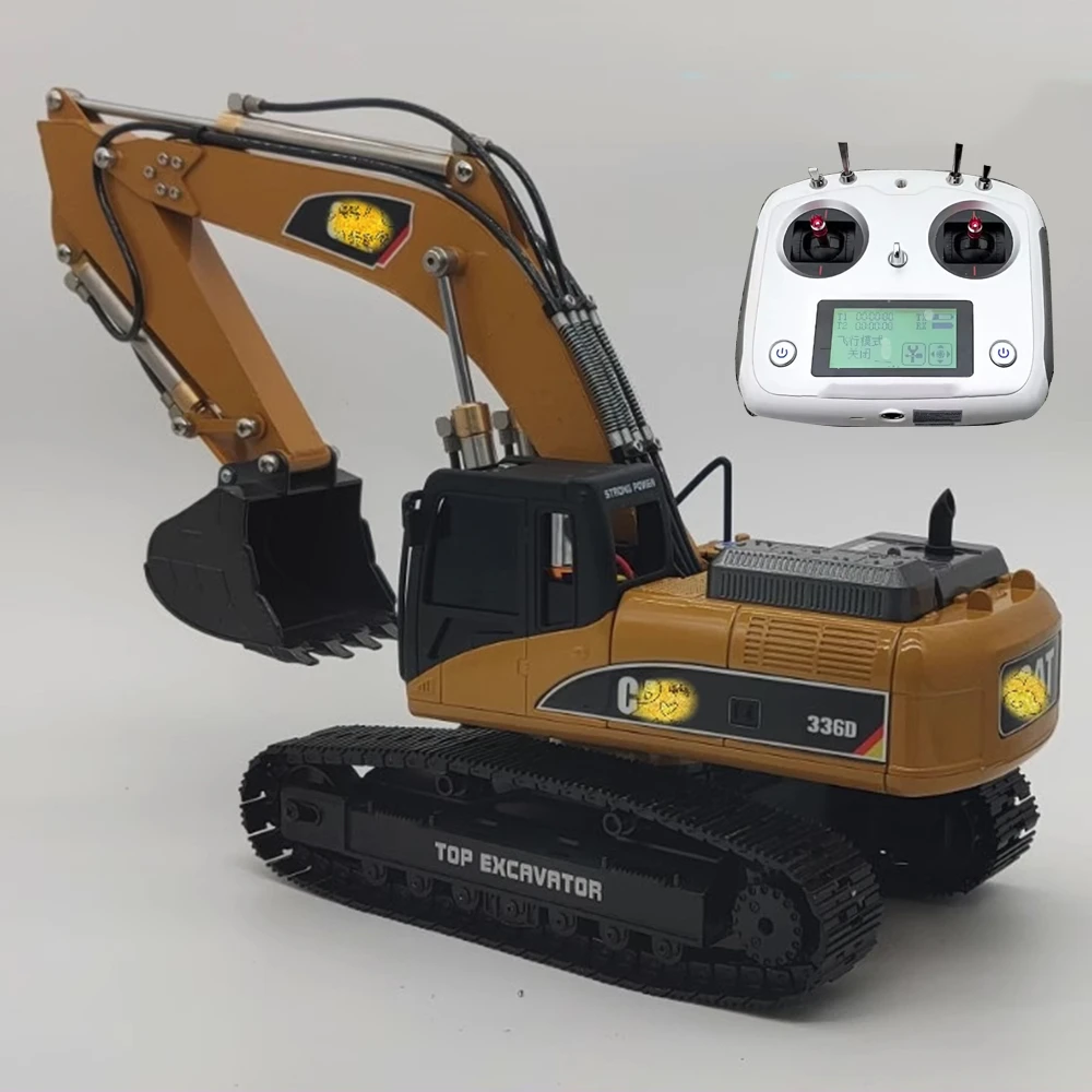 336D RC 1/18 Hydraulic Excavator KABOLITE Huina 580 Upgraded