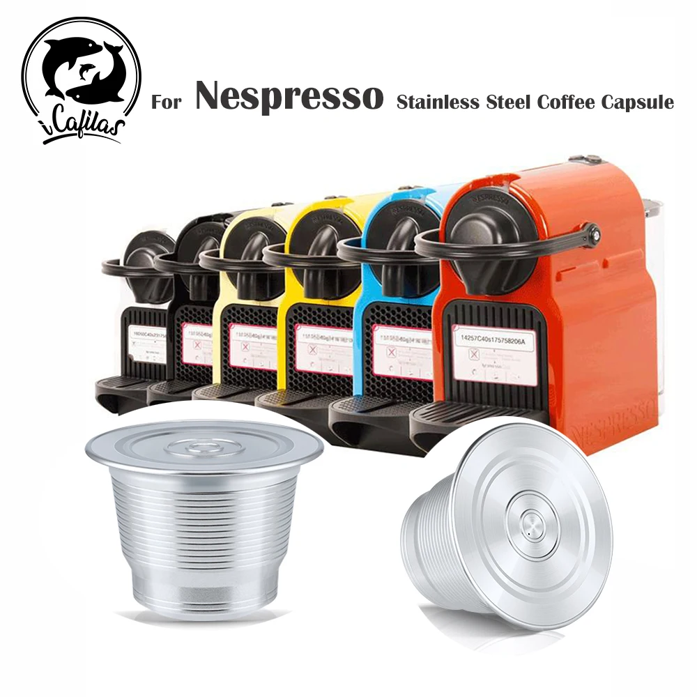  Refillable Coffee Capsules, Stainless Steel Coffee