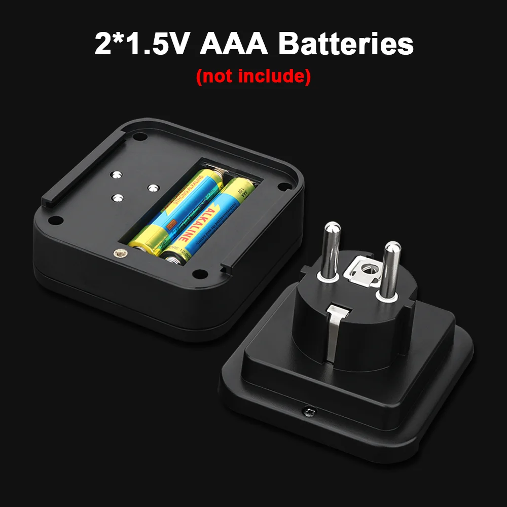 GVDA Digital Socket Tester RCD Leakage Voltage Detection EU Plug Electric Circuit Breaker Finder Ground Neutral Line Phase Check 6
