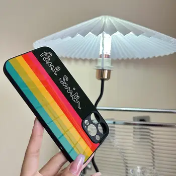 Smith Fashion Paul Brand Phone Case for Iphone 15 13 12 14 11 Pro Max Mini X Xr Xs 8 7 Puls glass