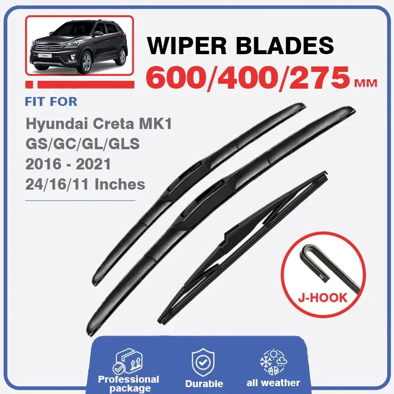 WiperBladesSetKitForHyundaiCretaIX25MK120162021GSGCGLGLS