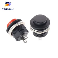 6PCS Momentary Push Button Switch 16mm Momentary 6A/125VAC 3A/250VAC Round Switches R13-507 BLACK RED GREEN WHITE BLUE YELLOW - Image 5