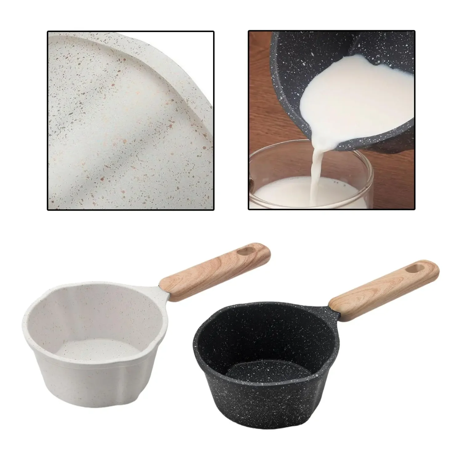 Milk Pans Breakfast Heating Milk Multifunctional Flat Non Stick Camping Stove Top Outdoor Induction Cooker RV Travel