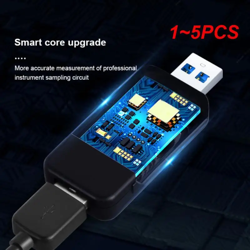 

Цифровой USB-тестер, вольтметр-амперметр постоянного тока, измеритель напряжения, амперметр, детектор, зарядное устройство для внешнего аккумулятора, 1 ~ 5 шт. в 1