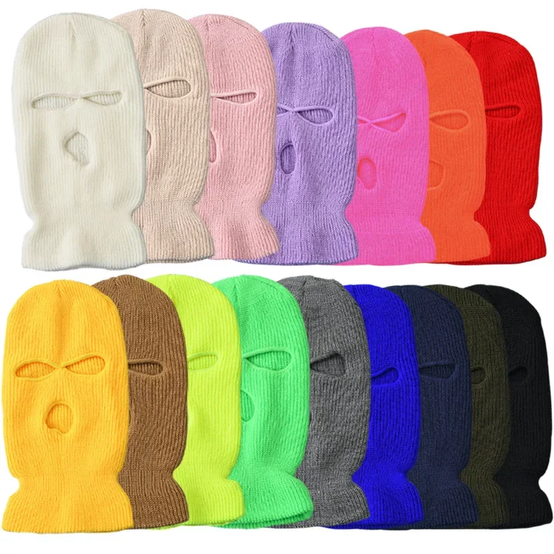 Balaclava mask army tactical 3 hole full face ski winter cap motorbike motorcycle helmet