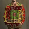 Men's shirt pattern shirt outdoor street long sleeved printed clothing fashion street clothing designer casual breathable