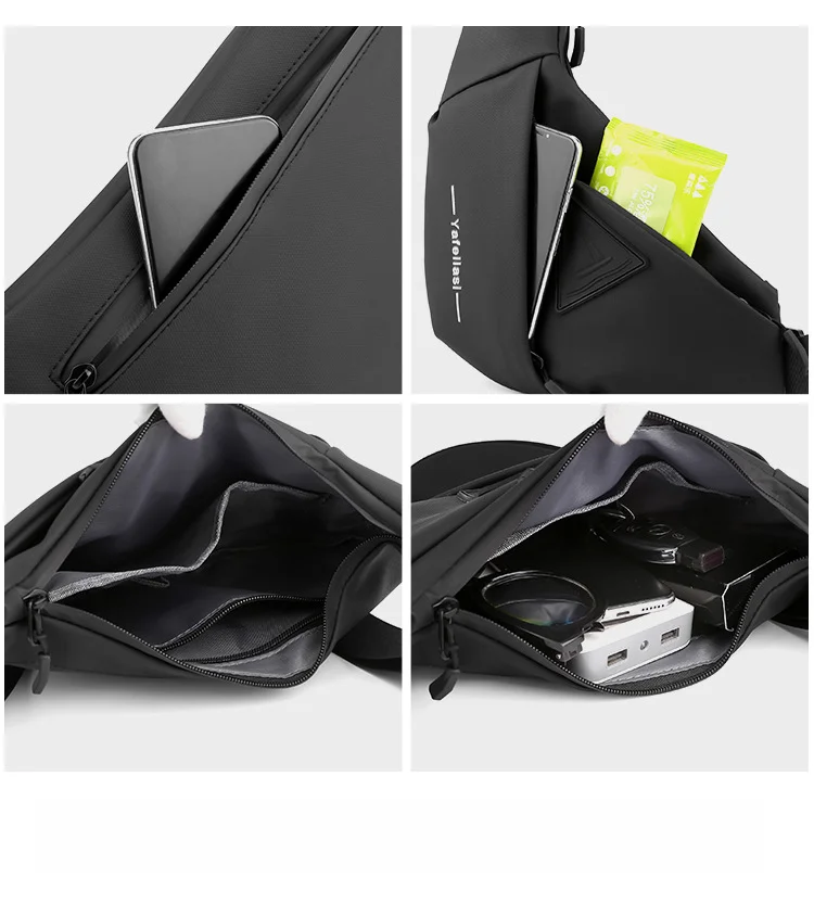 Underarm Circumcision Men's One Shoulder Anti Splashing Oblique Straddle Chest Bag Riding Commuting Backpack_voghion.com
