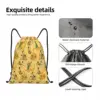 Custom Cute Pluto Drawstring Bag Men Women Lightweight Donald Duck Cartoon Sports Gym Storage Backpack 3