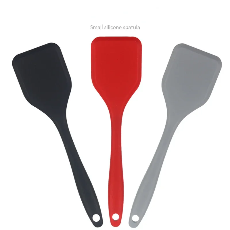 1PCS Silicone Spatula Shovel Frying Heat Resistant Cooking Spatula Non-stick Small Shovel Home Kitchen Cooking Utensils cooking spatula silicone spatula steak spatula