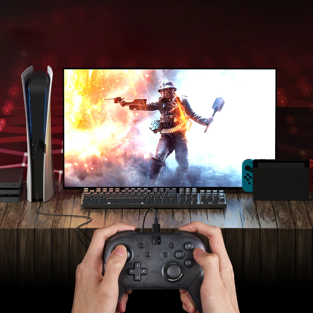 닌텐도 스위치 PS4/PS5 XBOX 콘솔용 유선 게임패드 어댑터, 빅빅 원 R90
