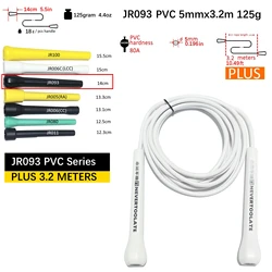 NEVERTOOLATE Speed Jump Rope for Fitness and Tricks - 10.5FT (ST PVC 5MMX3.2M)
