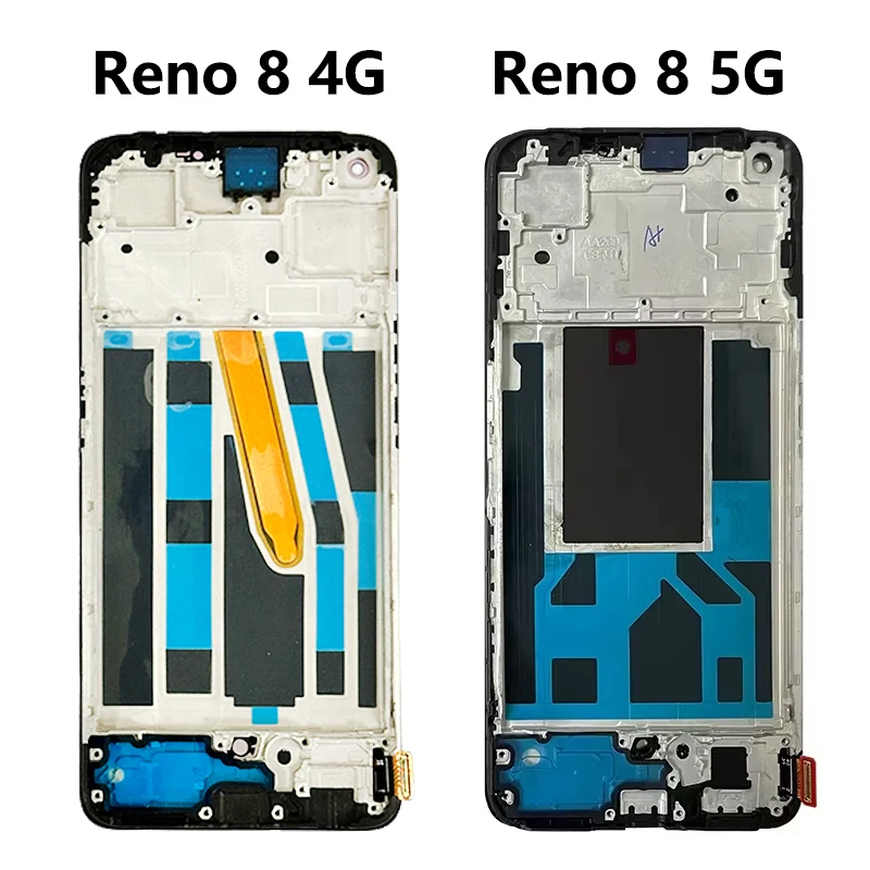 TFT Voor Oppo Reno8 5G Scherm Vervanging Voor Oppo Reno 8 5G Lcd scherm Voor Reno8 5G Touch Digitizer CPH2359 Reparatiesets (zwart, Geen Vingerafdrukherkenning