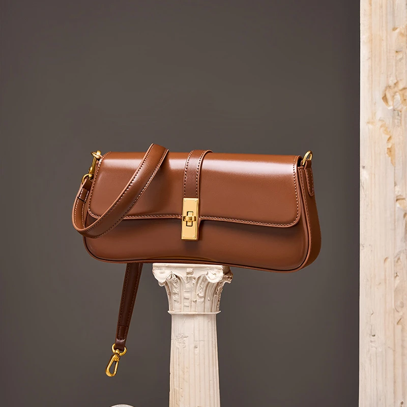 حقيبة أنيقة جلد طبيعي