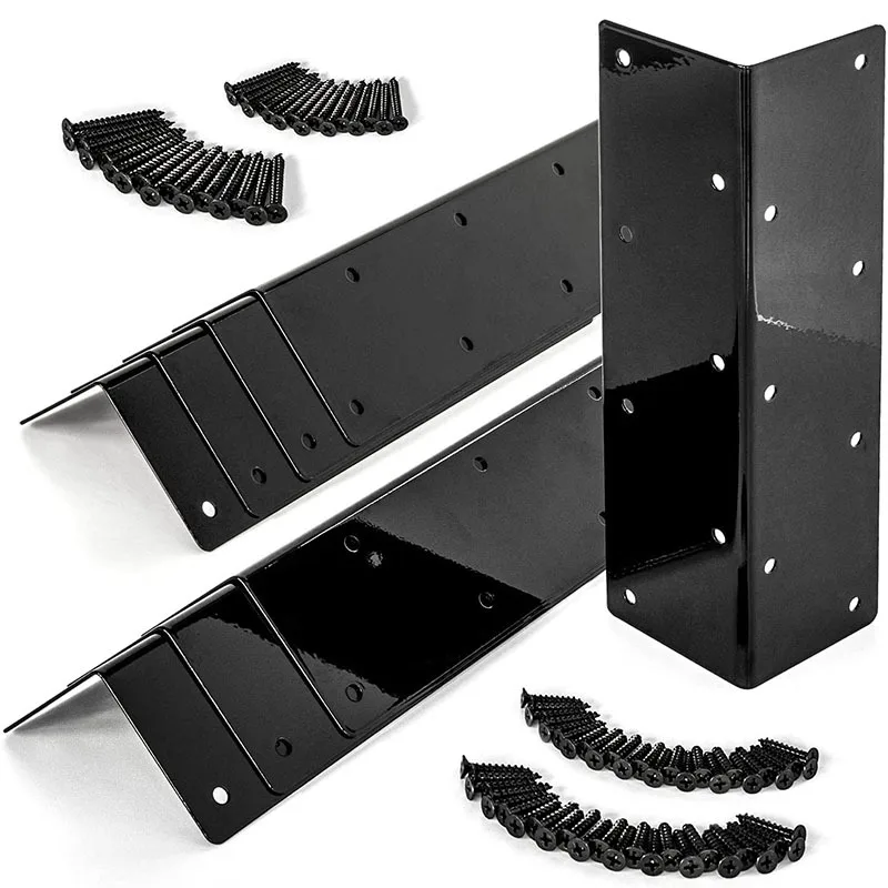 4pcs Garden Bed Corner Bracket Is Suitable For Fixed Connection Of Elevated Bed Furniture With Metal Corner Bracket