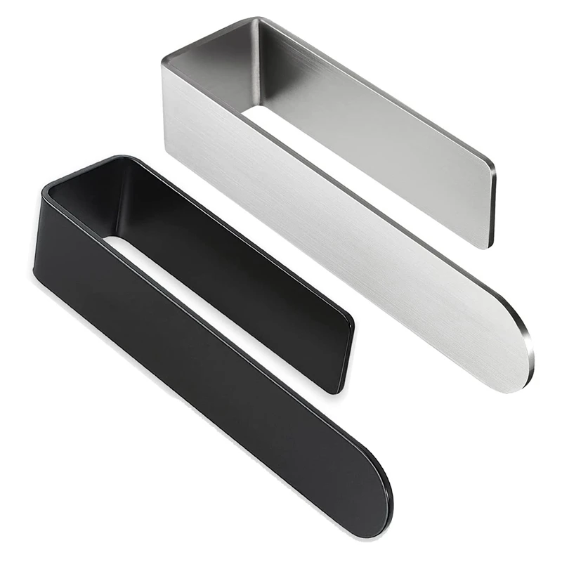 

2PCS Hand Towel Holder, Self Adhesive Towel Bar Towel Holder For Kitchen Cabinet,Stainless Steel 8 Inch