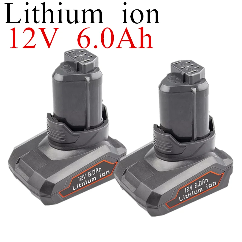 

L1240 12V 6000mAh Lithium Battery Replacement for Compatible Ridgid R82007 R82009 R82048 R82049 R82059 Cordless Power Tools