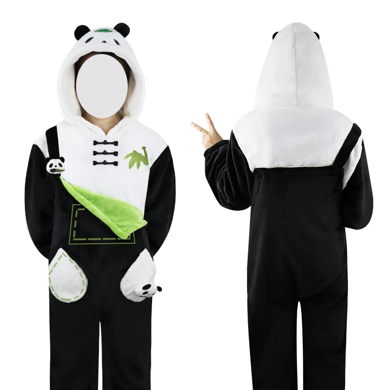 Love And Deep Space Kigurumi Qi Yu Shen Xinghui Qin Che Panda Pajamas Suit Rafayel Zayne Xavier Sylus Cosplay Loungewear
