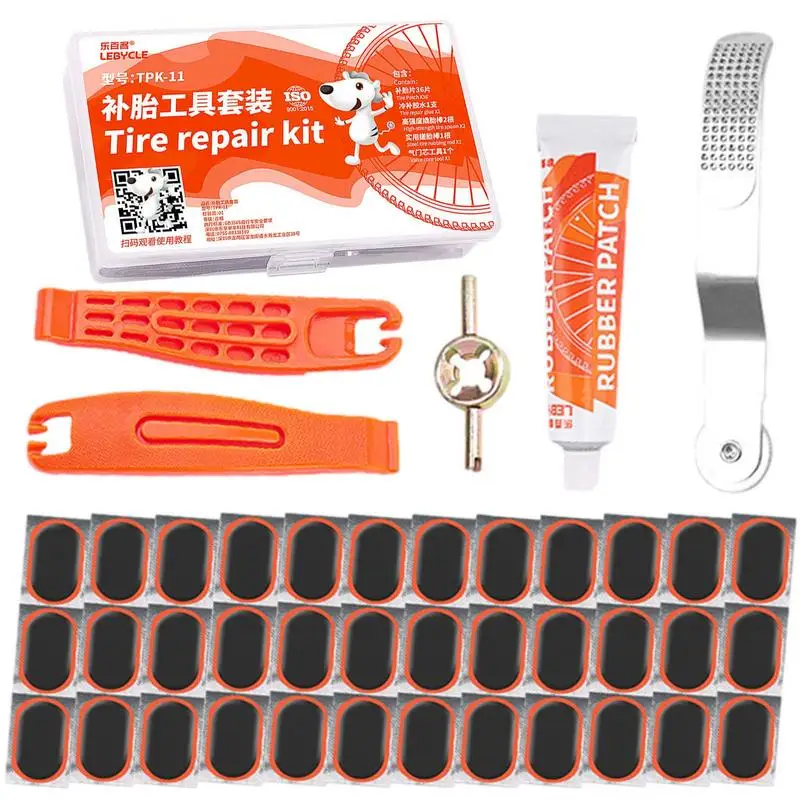 

Набор инструментов для ремонта автомобильных шин с коробкой