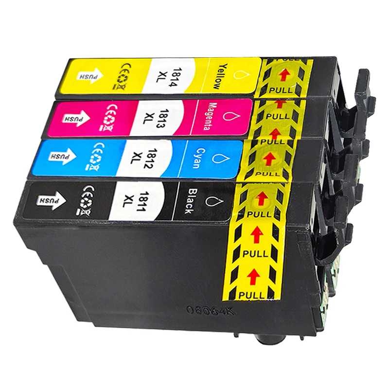 Ink Cartridges for Compatible EPSON 18XL T1811 T1814 XP312 XP205 XP225 XP212 XP215 XP302 XP412 XP402 XP415 Printer