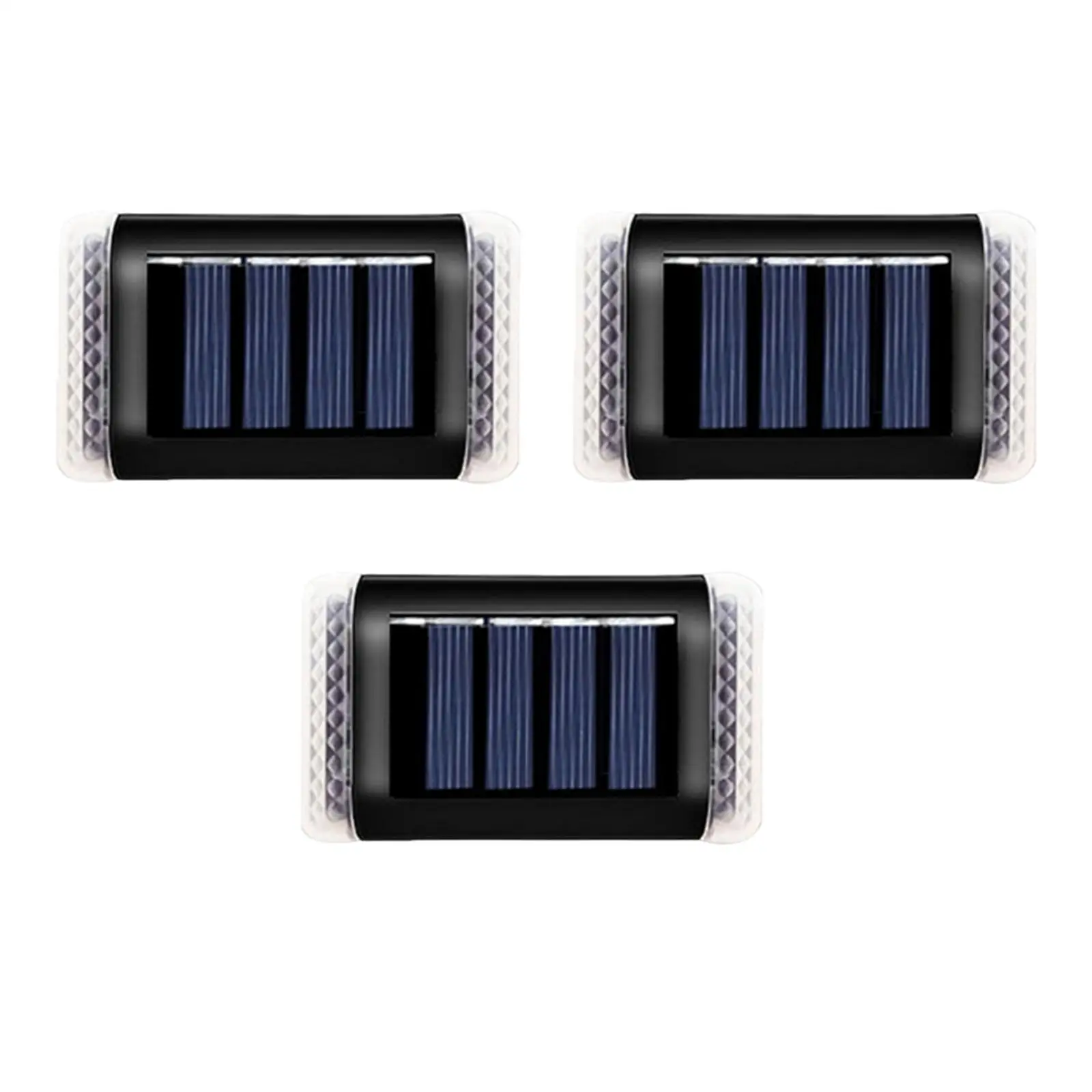 

Solar LED Deck Light Solar Wall Lamp Outdoor Waterproof Solar Powered Fence Lamp for Courtyard Outside Path Garden