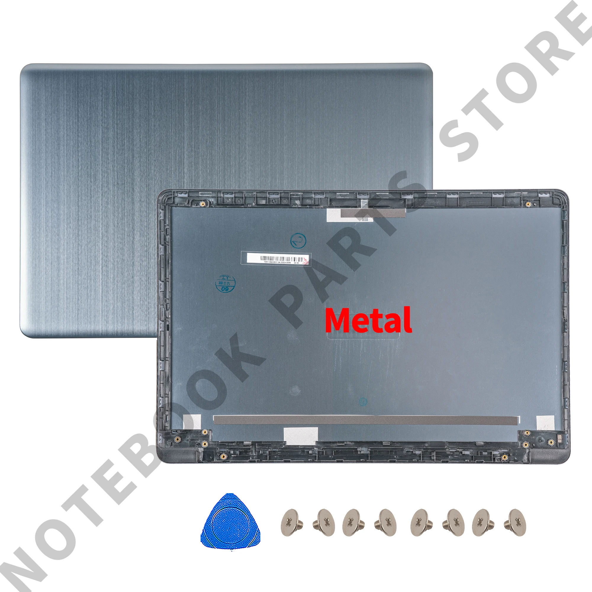 Część aluminiowa do ASUS N580 N580G NX580V N580V X580V N580VD X580VE tylna pokrywa LCD obudowa obudowa z przednią ramką