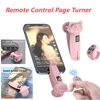 Remote Control Page Turner Bluetooth-Compatible 5.3 Camera Shutter Auto Clicker Phone Screen Tapper Device for Kindle Paperwhite 1