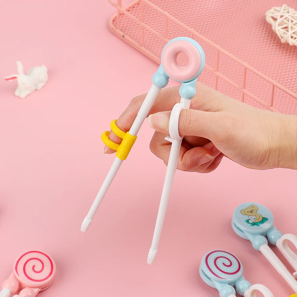 Plastic Cartoon Animal Training Chopsticks for Kids