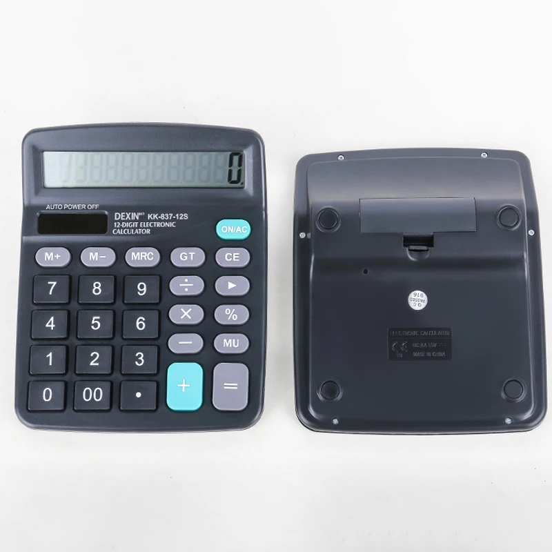 Multi-Function Handheld Scientific Calculator with 2-Line LCD Display for Finance, Office, and School Use